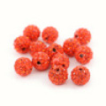 IB00120 Hyacinth Hot Selling Fashion Loose Shamballa Crystal Pave Clay Beads for Clothing Accessories